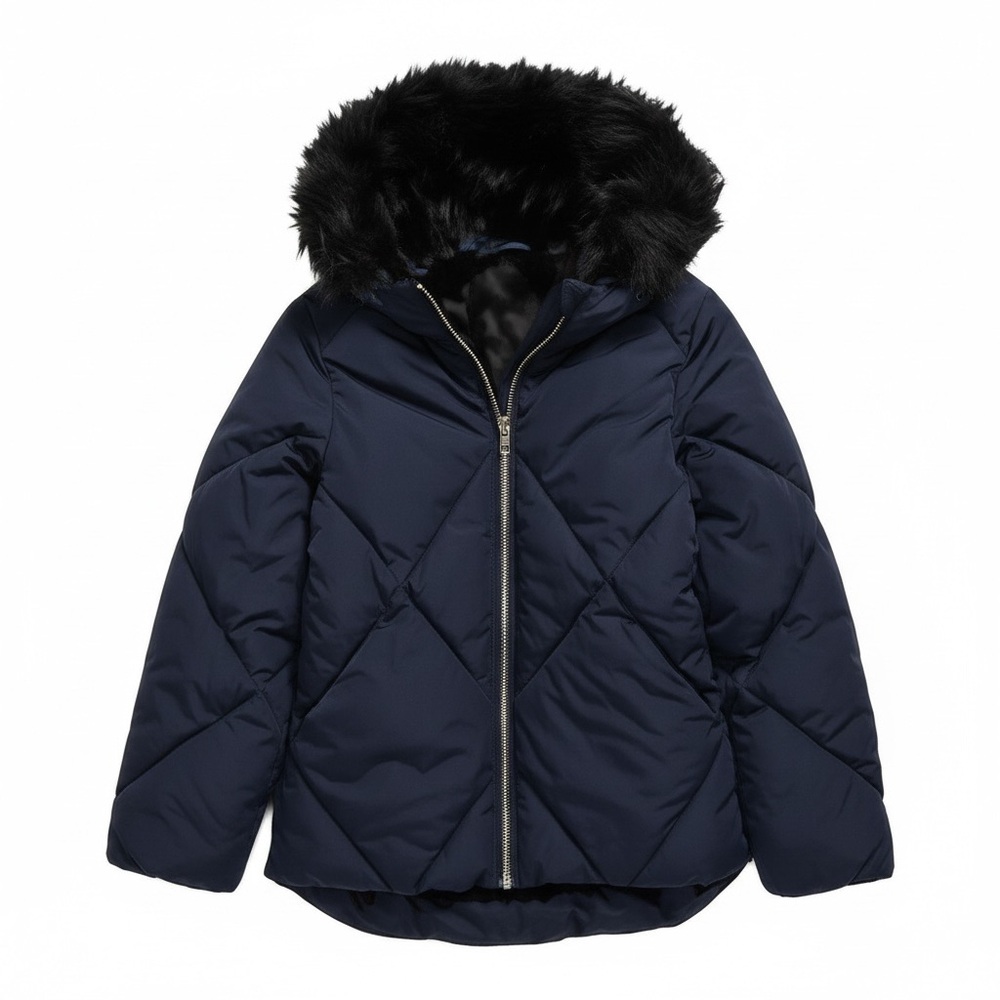 Old Navy Frost-Free Faux-Fur Lined Hooded Puffer Jacket (Girls) - L(10/12)
